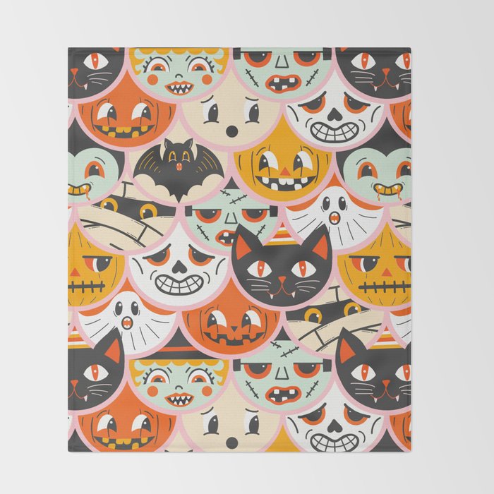 Monster Mash-Up Throw Blanket Gallery Image 2
