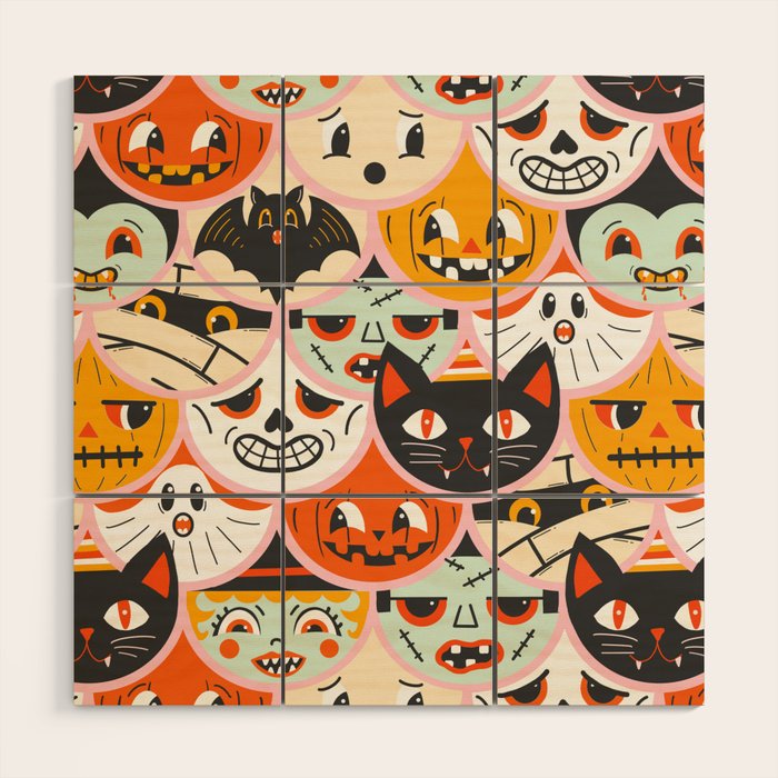 Monster Mash-Up Wood Wall Art Gallery Image 1