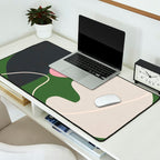 Minimal Colorful Abstract Shapes 6 Desk Mat Gallery Image 2