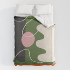 Minimal Colorful Abstract Shapes 6 Duvet Cover Gallery Image 6