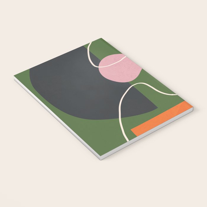 Minimal Colorful Abstract Shapes 6 Notebook Gallery Image 3