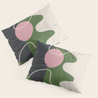 Minimal Colorful Abstract Shapes 6 Pillow Sham Gallery Image 3