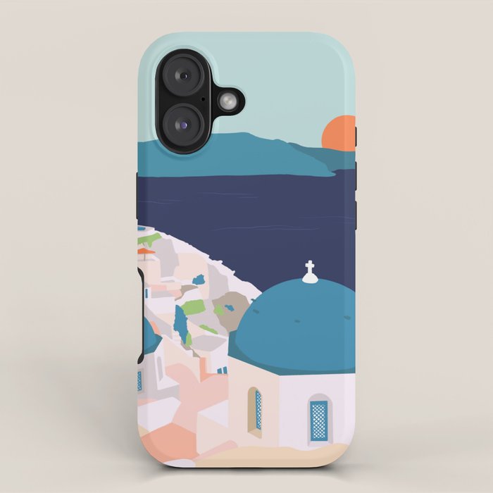 Santorini Greece iPhone Case Gallery Image 1