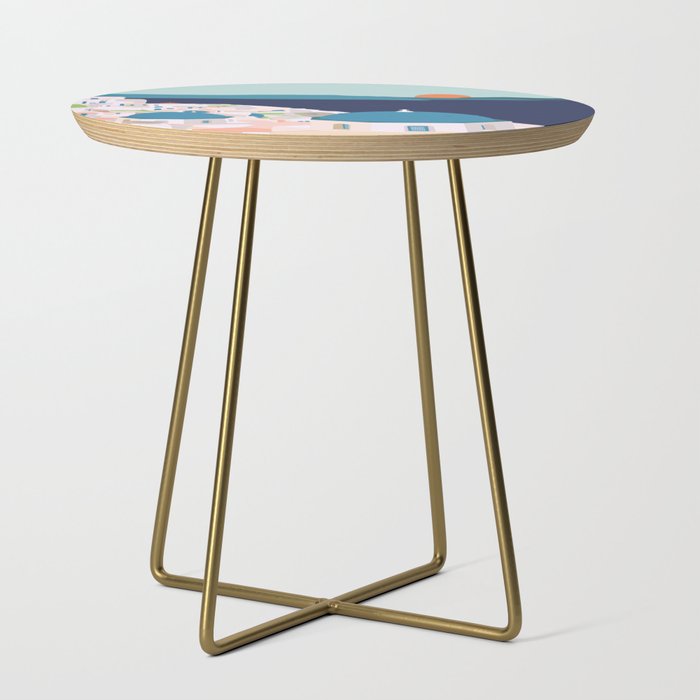 Santorini Greece Side Table Gallery Image 1
