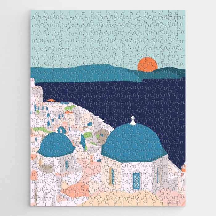 Santorini Greece Jigsaw Puzzle Gallery Image 1