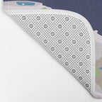 Santorini Greece Bath Mat Gallery Image 2