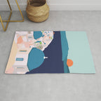 Santorini Greece Rug Gallery Image 1