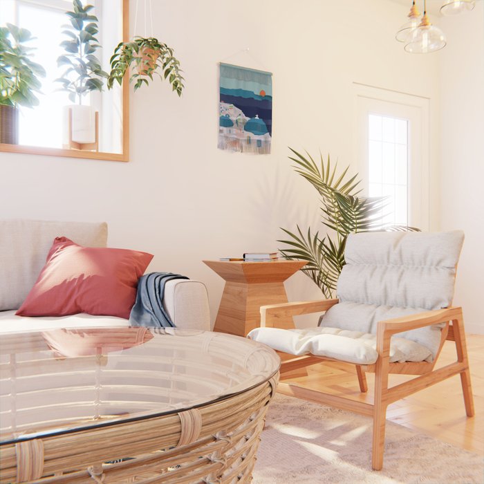 Santorini Greece Wall Hanging Gallery Image 2