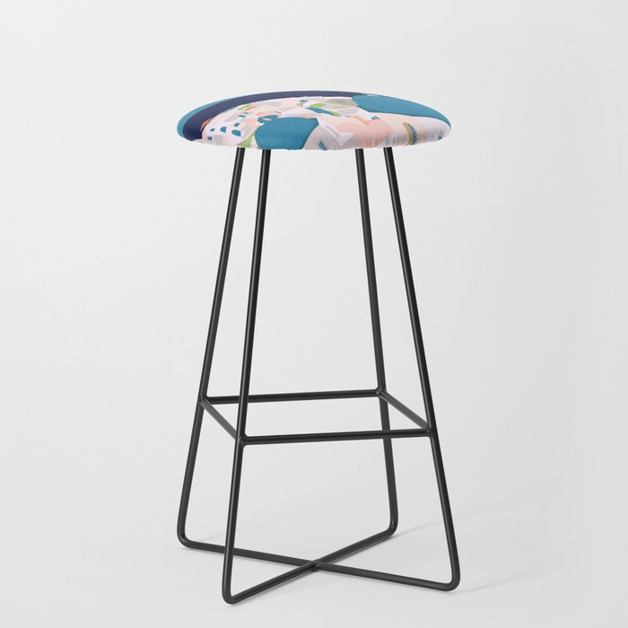 Santorini Greece Stool Gallery Image 1