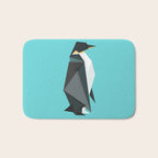 Fractal geometric emperor penguin Bath Mat Gallery Image 1