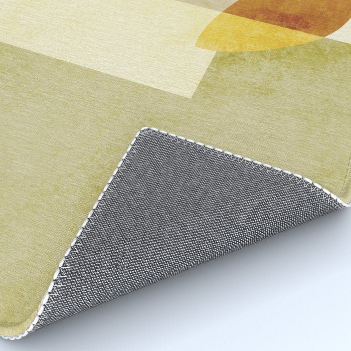 organic shapes boho nature abstract Rug Gallery Image 4