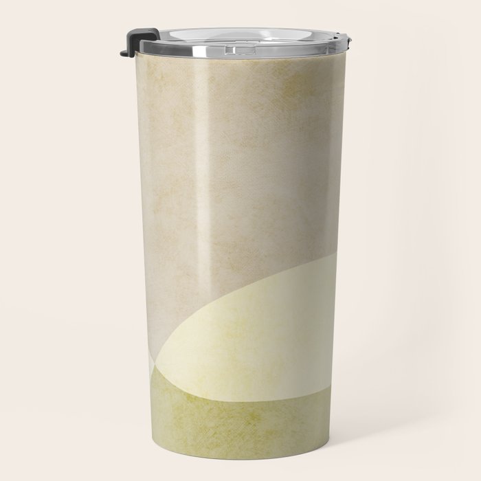 organic shapes boho nature abstract Travel Mug Gallery Image 3