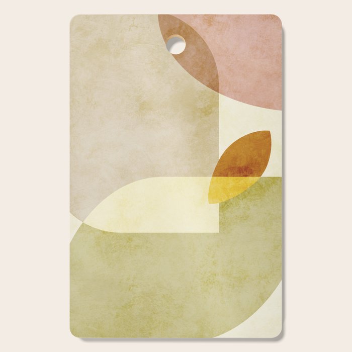 organic shapes boho nature abstract Cutting Board Gallery Image 1