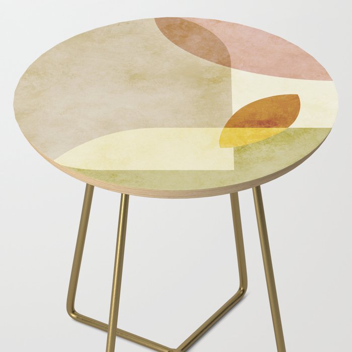 organic shapes boho nature abstract Side Table Gallery Image 2