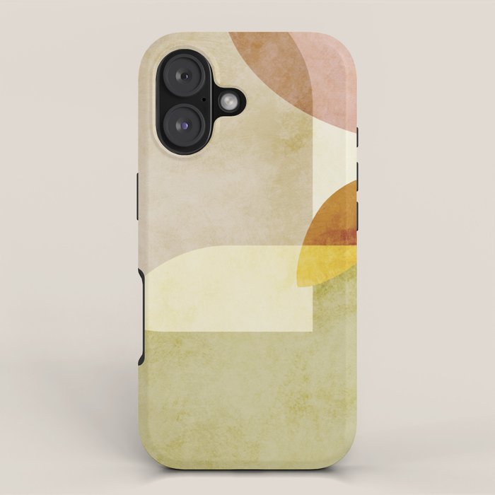 organic shapes boho nature abstract iPhone Case Gallery Image 1