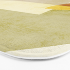 organic shapes boho nature abstract Bath Mat Gallery Image 3
