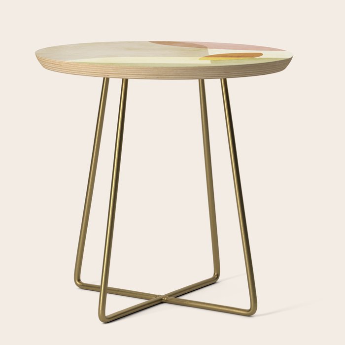 organic shapes boho nature abstract Side Table Gallery Image 1