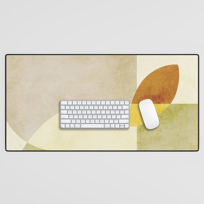 organic shapes boho nature abstract Desk Mat Gallery Image 1