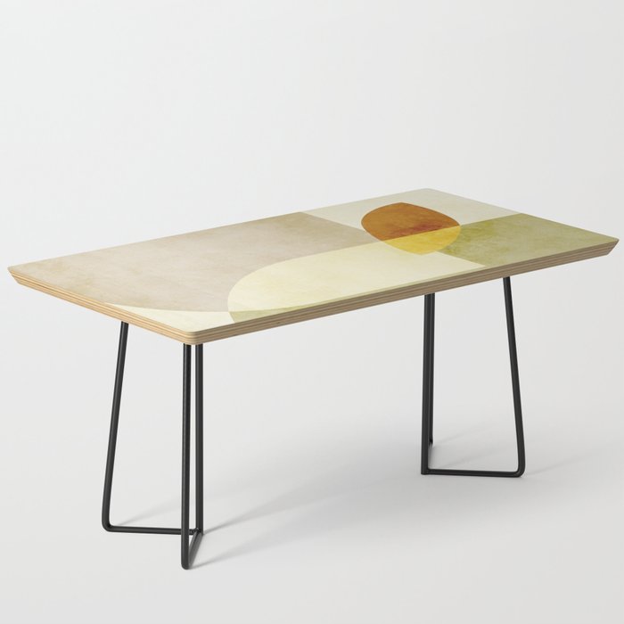 organic shapes boho nature abstract Coffee Table Gallery Image 1