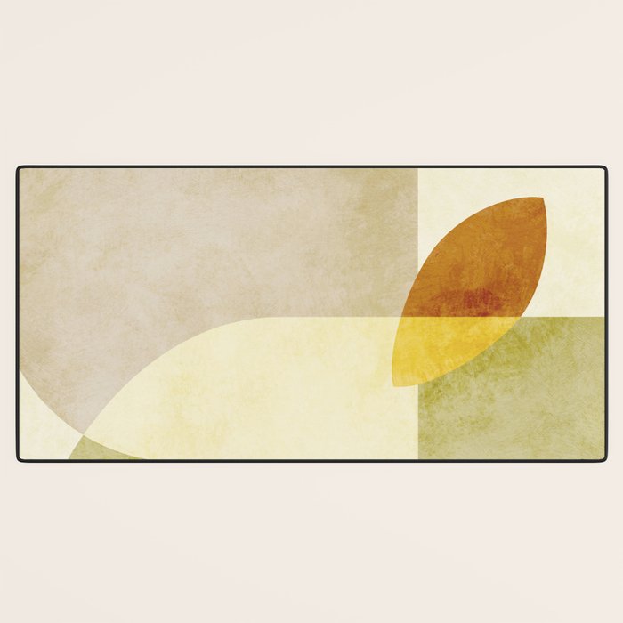 organic shapes boho nature abstract Desk Mat Gallery Image 3