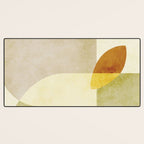 organic shapes boho nature abstract Desk Mat Gallery Image 3