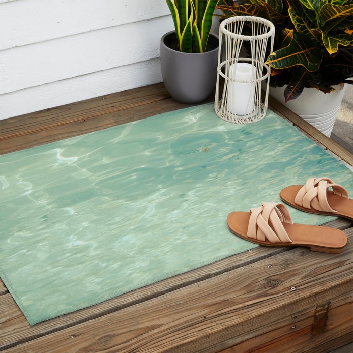 Morning Swim Outdoor Rug Gallery Image 2