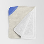 Pink And Blue Round Orbit Throw Blanket Gallery Image 3
