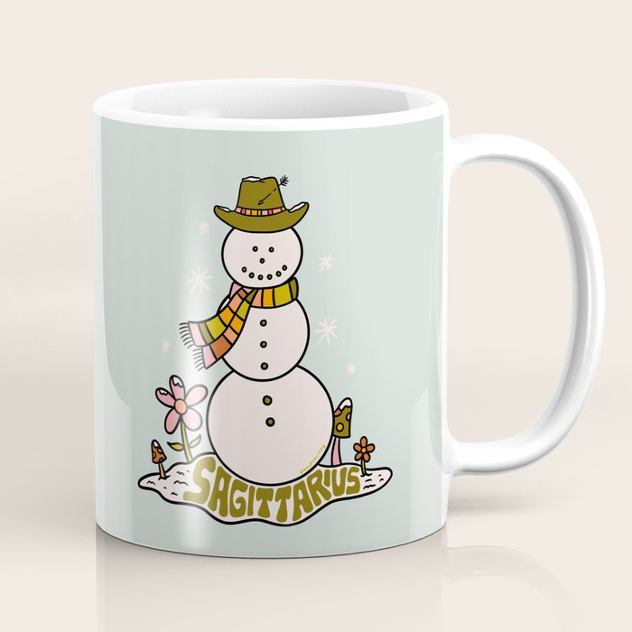 Sagittarius Snowman Coffee Mug Gallery Image 1
