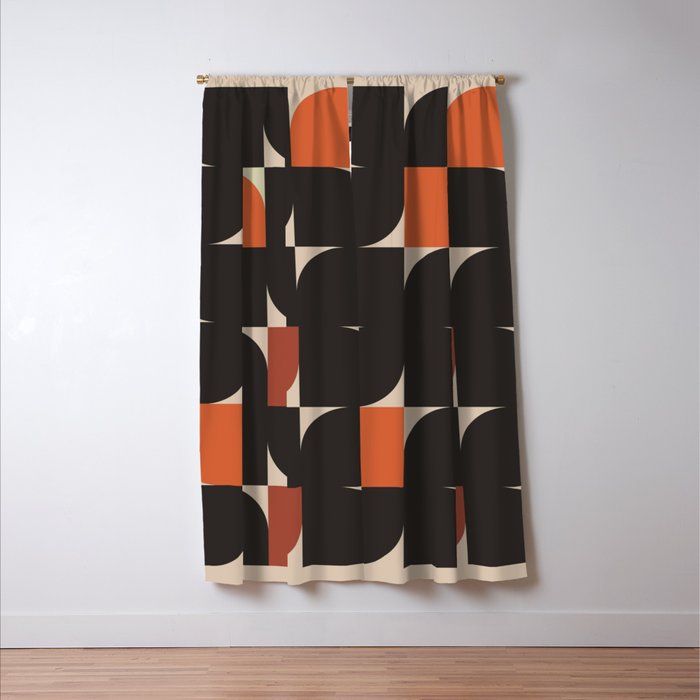 Geometric Shapes 254 Window Curtain Gallery Image 3