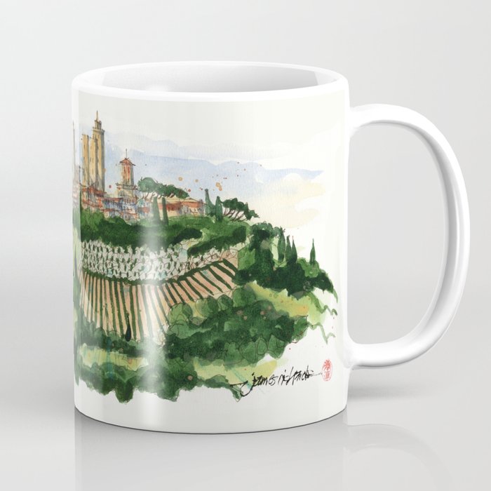 San Gimignano Landscape Coffee Mug Gallery Image 1