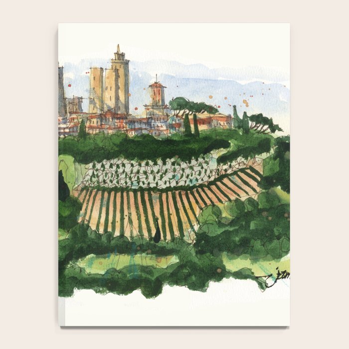 San Gimignano Landscape Notebook Gallery Image 4