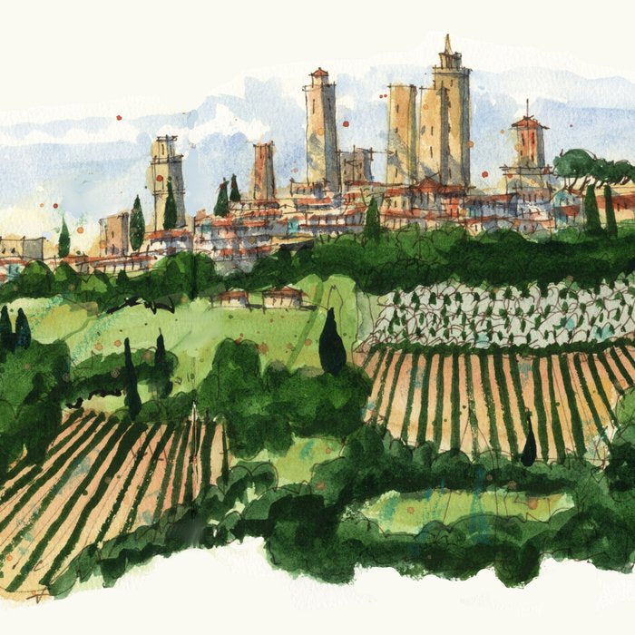San Gimignano Landscape Coffee Mug Gallery Image 2