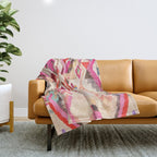 Traditional Vintage Moroccan Berber Design Throw Blanket Gallery Image 1