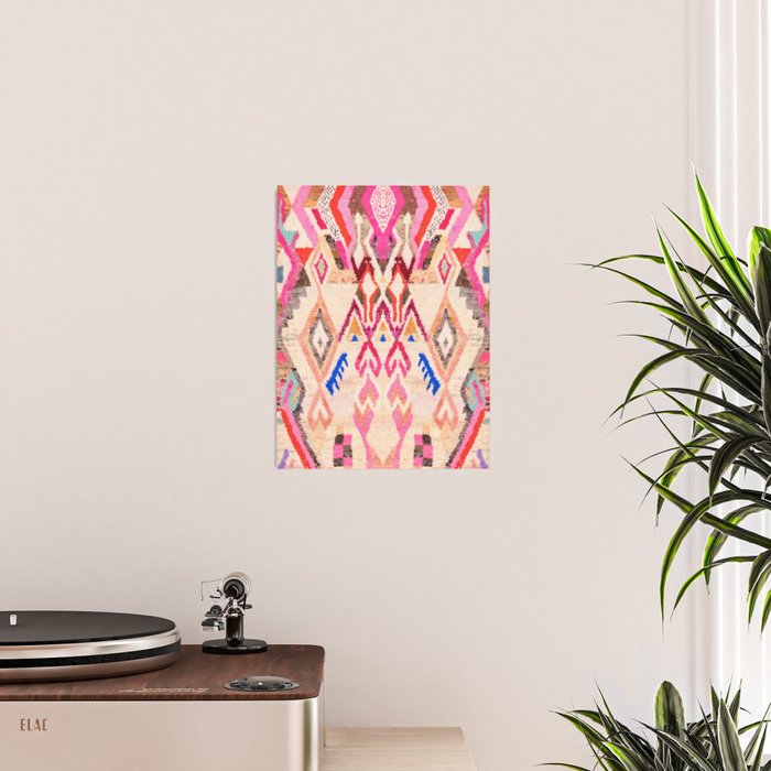 Traditional Vintage Moroccan Berber Design Poster Gallery Image 2