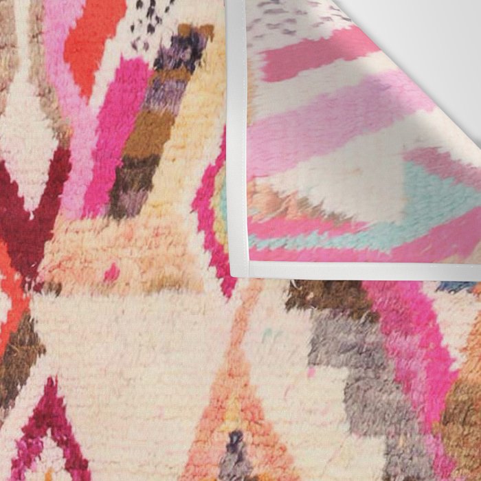 Traditional Vintage Moroccan Berber Design Wall Tapestry Gallery Image 3