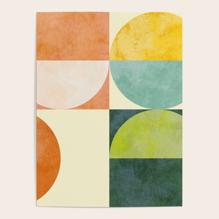 Abstract geometry checker 2 Poster Gallery Image 4