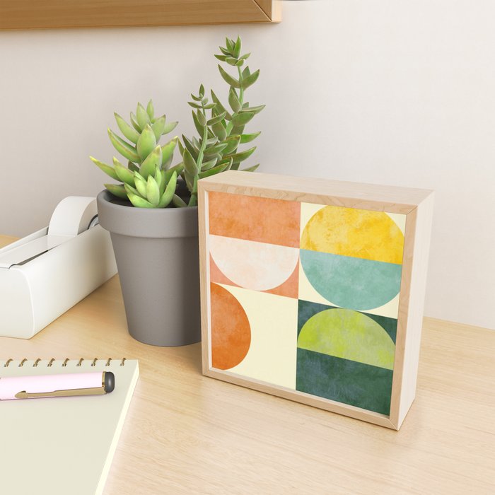 Abstract geometry checker 2 Mini Art Print Gallery Image 2