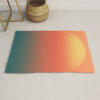 Ocean sunrise Rug Gallery Image 1