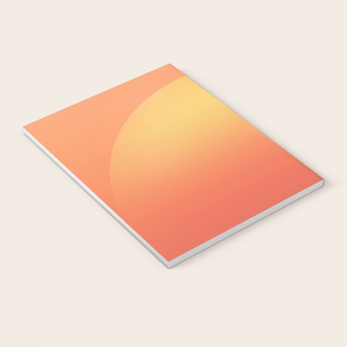 Ocean sunrise Notebook Gallery Image 3