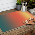 Ocean sunrise Outdoor Rug Gallery Image 2
