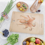 Octopus from "Mollusques Méditeranéens" by Jean Baptiste Vérany, 1851 Cutting Board Gallery Image 2