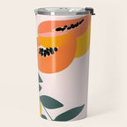 PAPA-YAY! Tropical Fruit Papaya, Vintage Botanical Illustration, Juicy Summer Seashore Food Exotic, Fresh Sweet Bohemian Painting Travel Mug Gallery Image 2