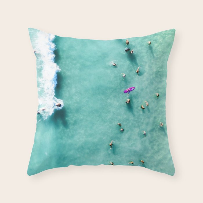 Sound of the Ocean 3 Throw Pillow Gallery Image 6
