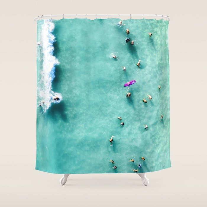 Sound of the Ocean 3 Shower Curtain Gallery Image 1