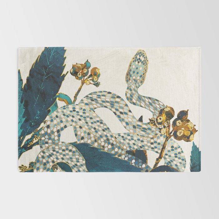 Summer Indigo Garden Rug Gallery Image 2