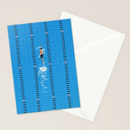 Swimming Zone  Stationery Card Gallery Image 2