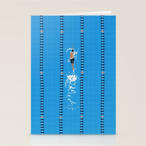 Swimming Zone  Stationery Card Gallery Image 2