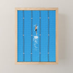 Swimming Zone  Mini Art Print Gallery Image 1