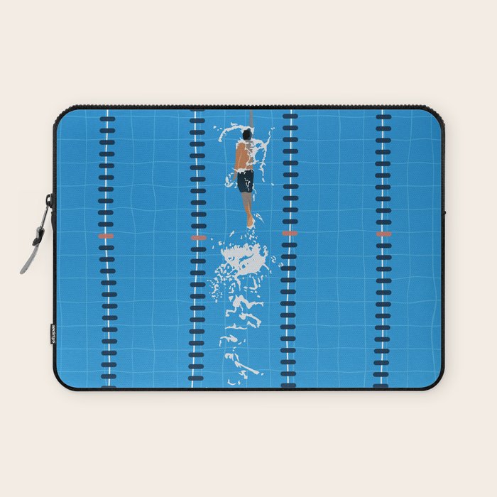 Swimming Zone  Laptop Sleeve Gallery Image 1