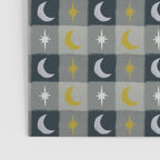 Moon and Stars Gingham Poster Gallery Image 3